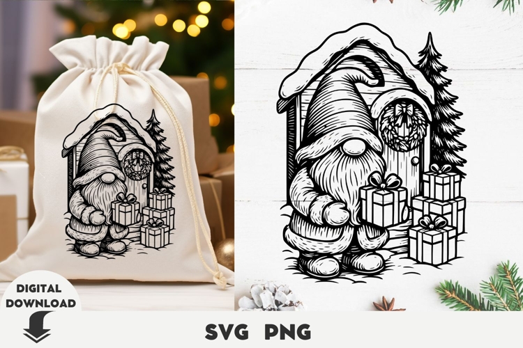 Christmas gnome, funny Christmas gnome, Merry Christmas