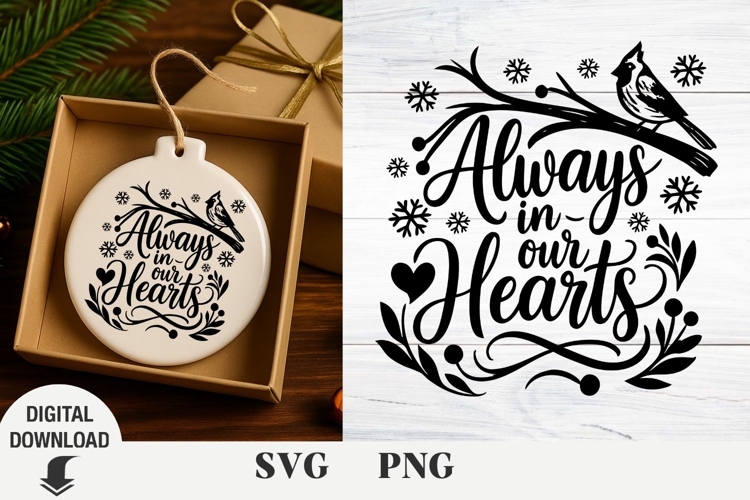 Christmas Memorial Ornament ornaments, Christmas Cardinal