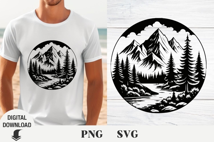 Travel, Mountain svg, Nature landscape, Forest svg,