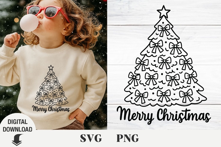 Christmas tree svg, Christmas svg, pine branch