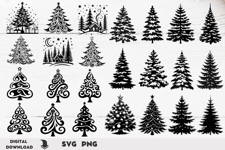 Christmas tree Bundle svg, Christmas svg, Merry christmas