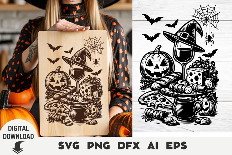 Cutting board Halloween, Laser cut, Halloween svg