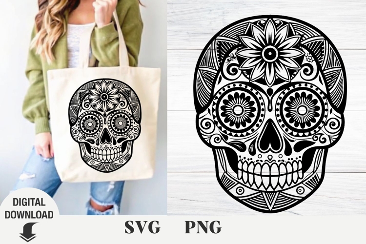 Skull svg, Halloween svgBoho Skull svg, Cinco de mayo svg