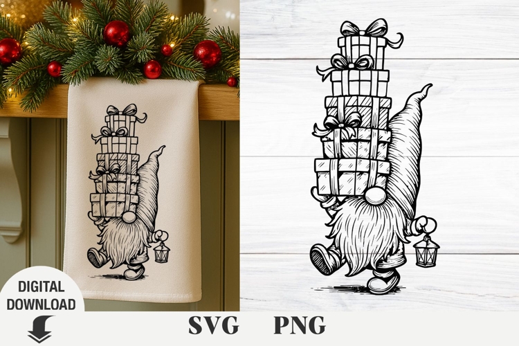 Christmas gnome, funny Christmas gnome, Merry Christmas