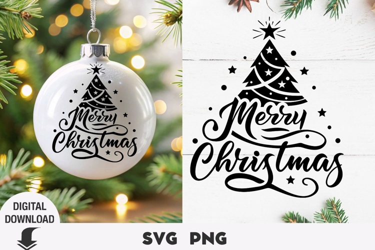 Christmas svg, Christmas ornament svg, Merry christmas svg