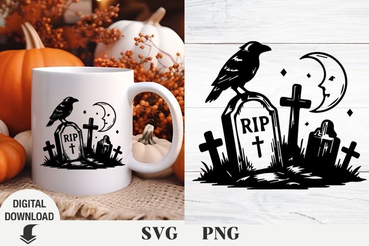 Halloween svg, Halloween scene svg, horror svg, pumpkin svg