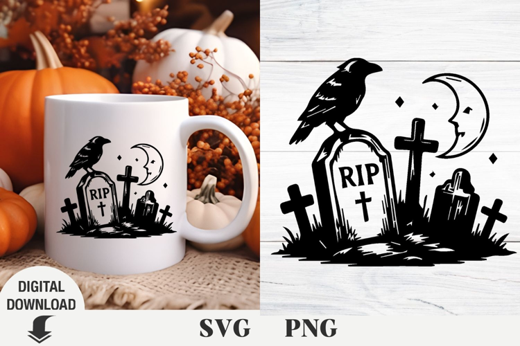 Halloween svg, Halloween scene svg, horror svg, pumpkin svg
