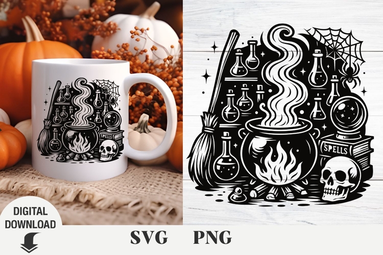 Halloween svg, Witch svg, Magic svg, Shirt Design