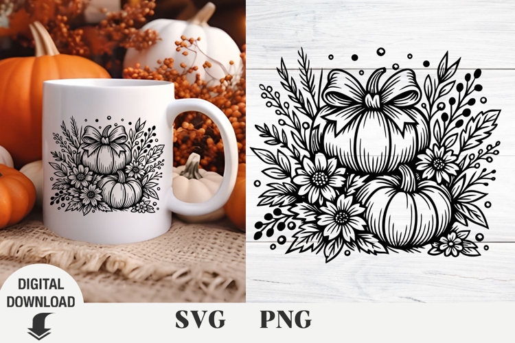 Pumpkin svg, Fall svg, thanksgiving day, Boho Sublimation