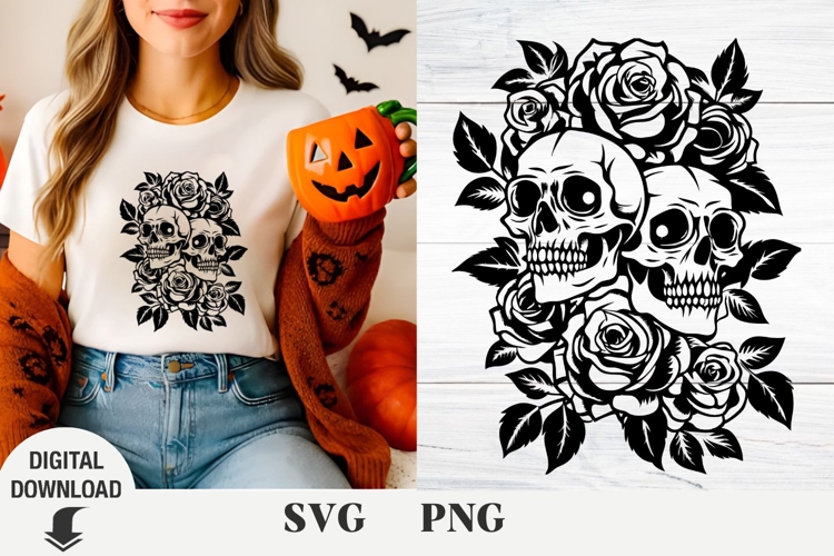 Cute Skull Svg Image 6