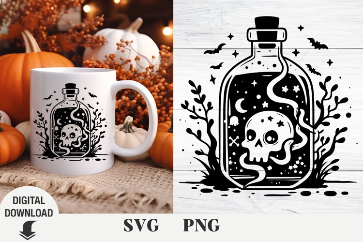 Cute Skull Svg Image 5