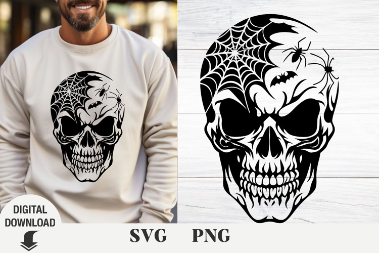 Cute Skull Svg Image 4