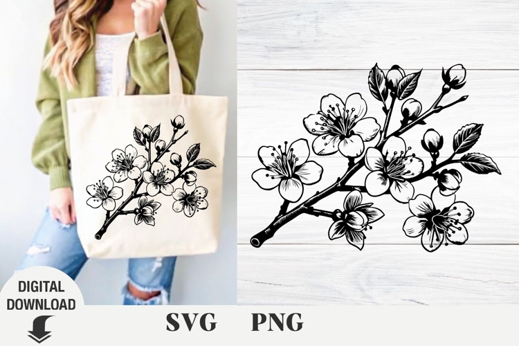 Cherry Blossoms Svg Image 2