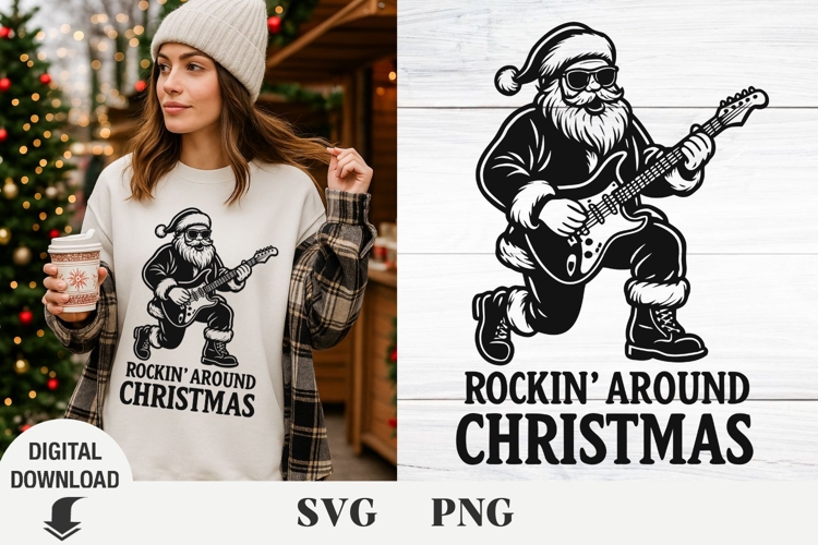 Santa svg, Christmas svg, fanny svg, Christmas ornamemt svg