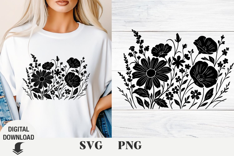 Wildflowers Svg Image 8