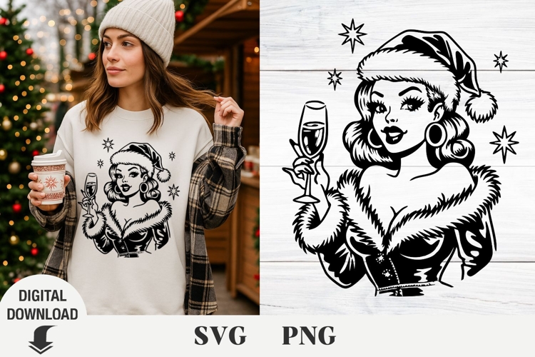 Girl Christmas Svg Image 15