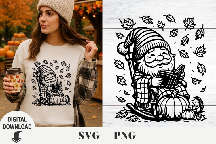 Gnome svg, Fall Gnome, Thanksgiving, Pumpkin svg, Fall
