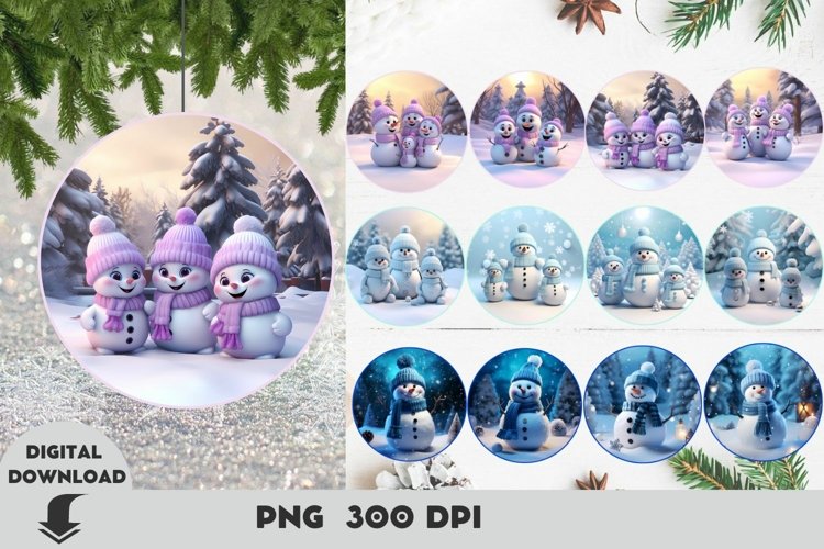 Snowman Clipart Image 23