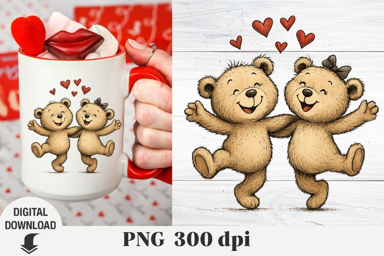 Valentine bear, Valentine Day,cute bear, love