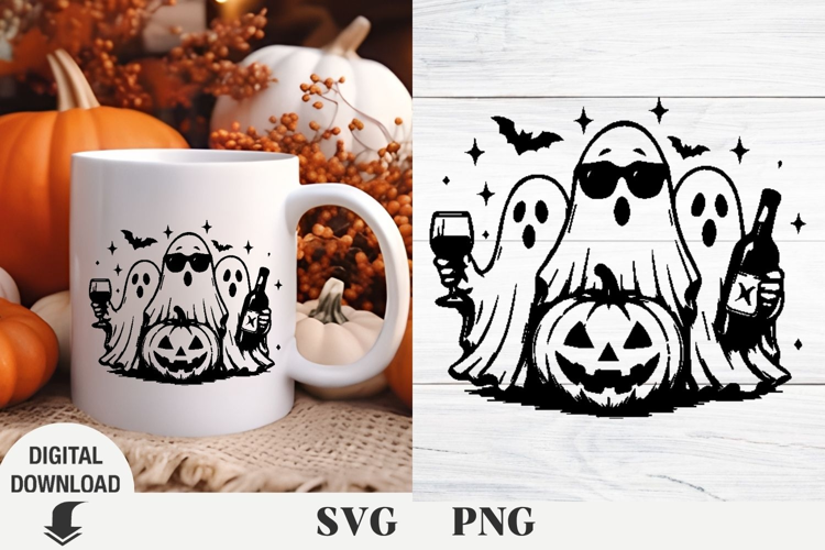 Halloween svg, Halloween scene svg, horror svg, pumpkin svg