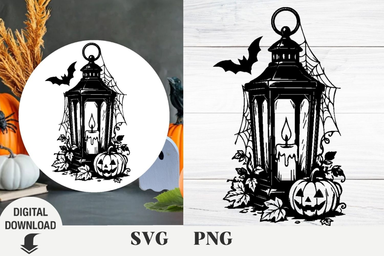 Halloween svg, Halloween scene svg, horror svg, pumpkin svg