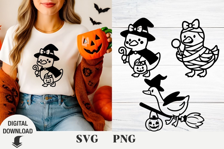 Halloween goose, Fanny Halloween, spooky vibes, animal
