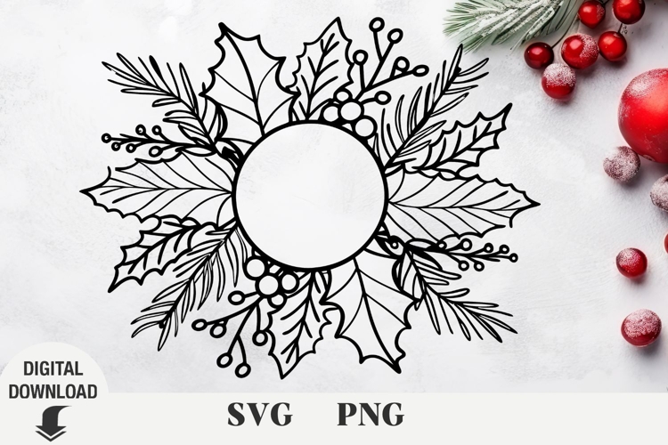 Winter Monogram Svg Image 22