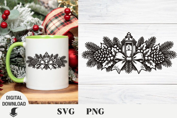 Christmas tree svg, Christmas svg, pine branch