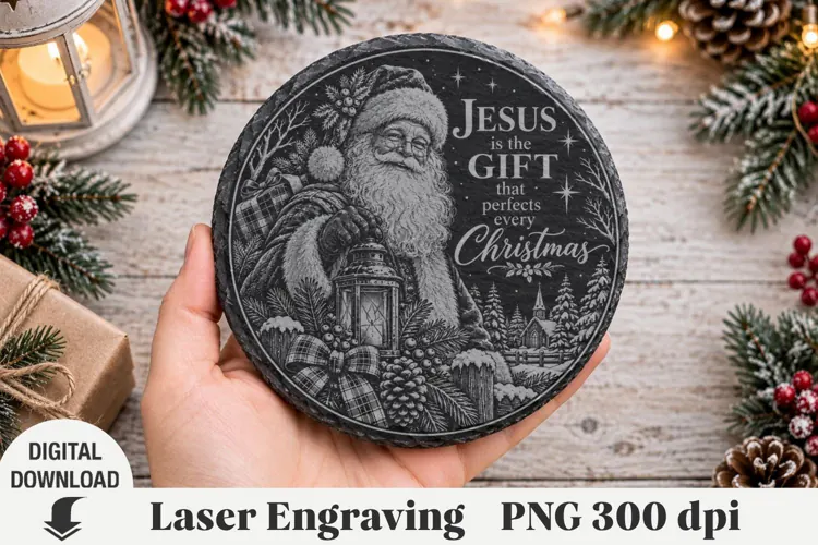 Christmas Laser Engraving, nativity Engraving file