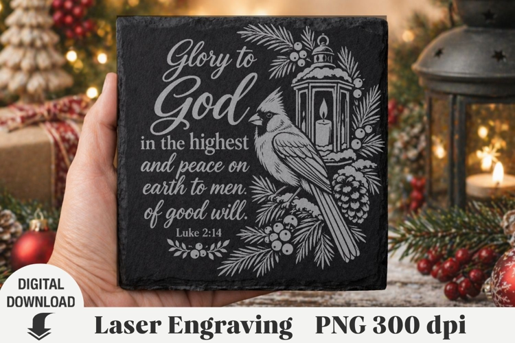 Christmas Laser Engraving, nativity Engraving file