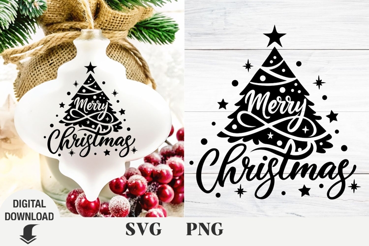 Christmas svg, Christmas ornament svg, Merry christmas svg