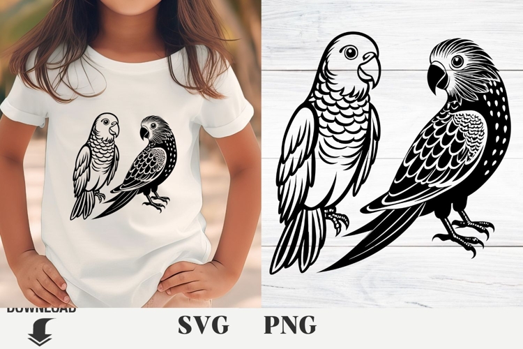 Parrot svg, bird svg, animals svg, safari, vacation svg,