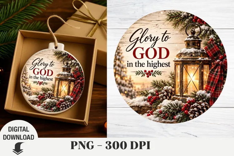 Christmas Ornaments, Nativity Sublimation, Christmas png