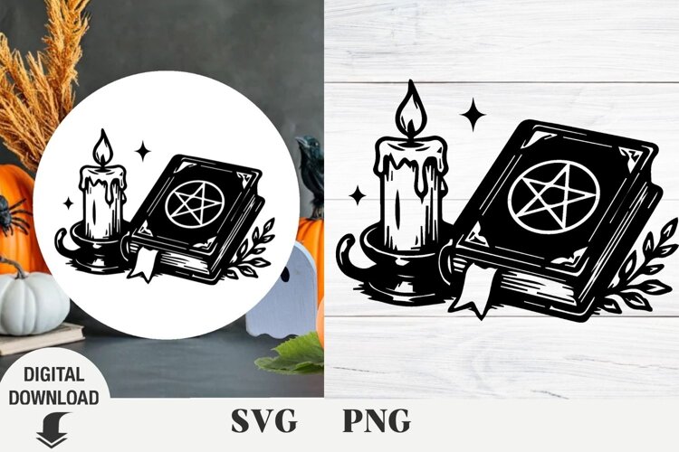Halloween svg, Halloween scene svg, horror svg, pumpkin svg example image 1