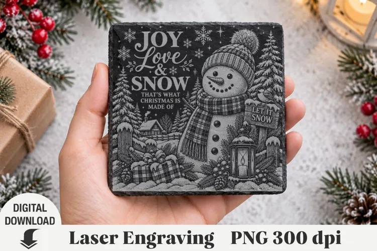 Christmas, Laser Engraving, nativity Engraving, coaster