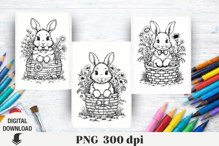 Floral Bunny Svg Image 10