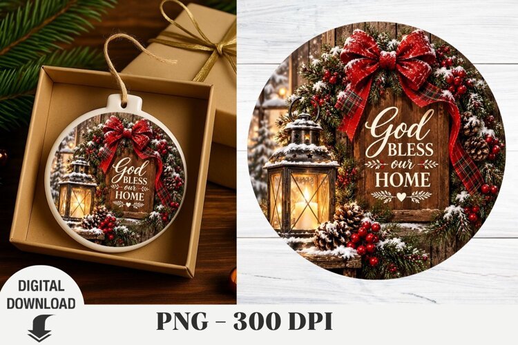 Christmas Ornaments, Nativity Sublimation, Christmas png example image 1