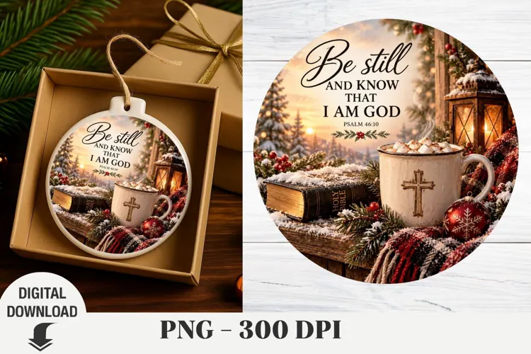 Christmas Ornaments, Nativity Sublimation, Christmas png