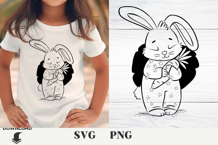 Cute Bunny, Bunny svg, Easter svg