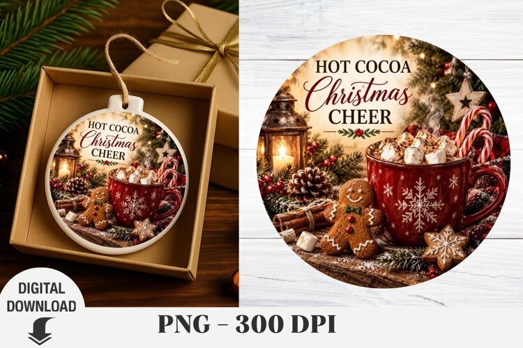 Christmas Ornaments, Nativity Sublimation, Christmas png example image 1