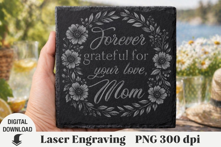 Mothers day Laser Engraving, Mama Engraving file PNG