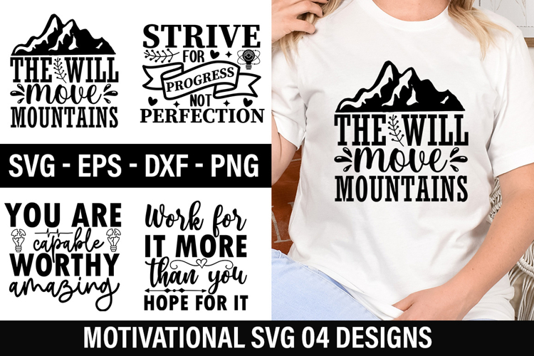 Motivational SVG Design - Motivational T-shirt Design