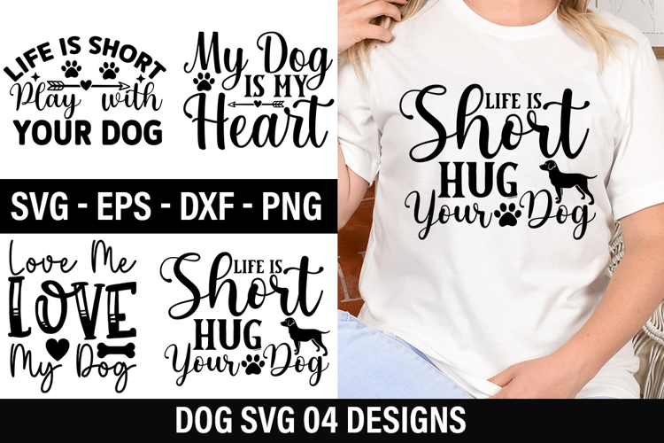 Dog Quotes SVG Design - Dog T-Shirt Design