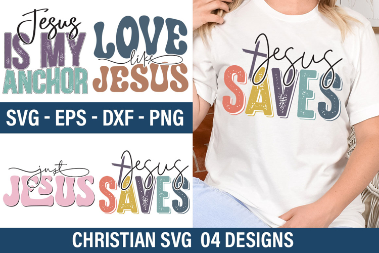 Christian SVG Design - Jesus Is My Anchor