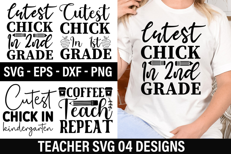 Teacher SVG Design - Teacher T-shirt Design