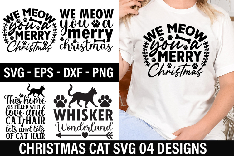 Christmas Cat Clipart Image 6