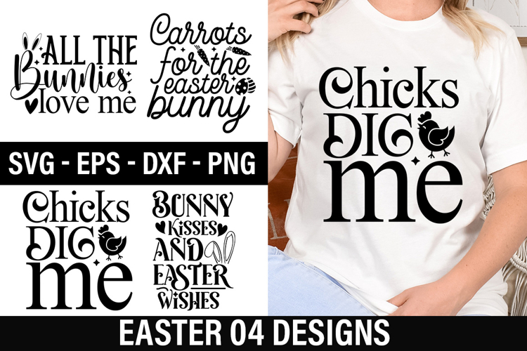 Easter SVG Design - Bunny kisses and easter wishes