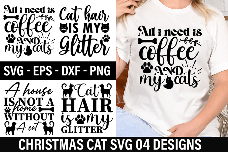Christmas Cat Clipart Image 15
