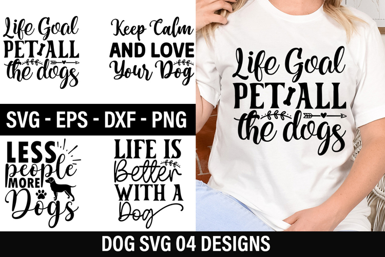 Dog Quotes SVG Design - Dog T-Shirt Design