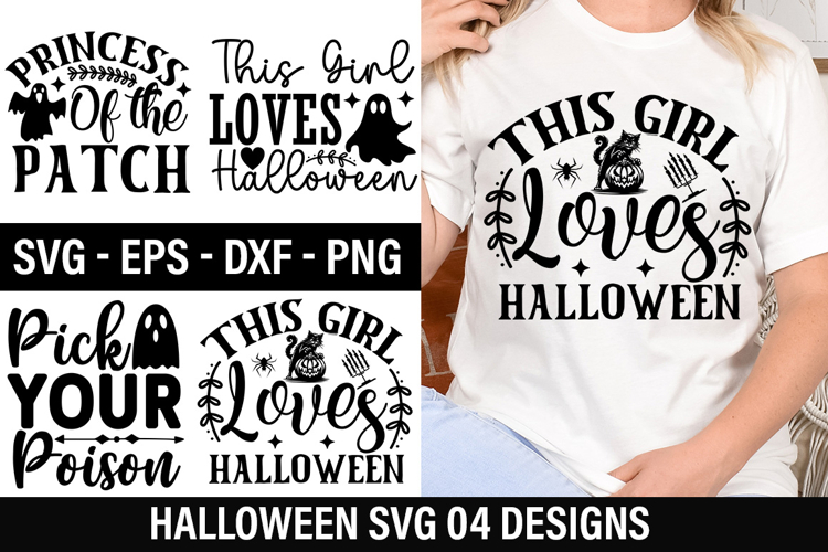 04 Halloween SVG Design - Halloween T-shirt Design